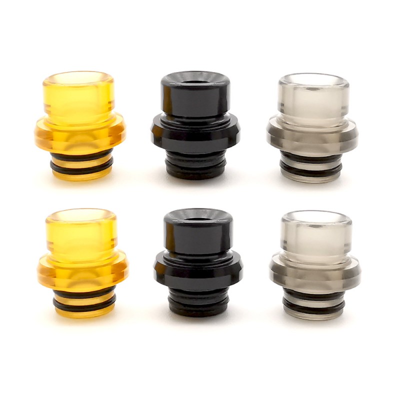 510 Transparent Resin Drip Tips – Random Color