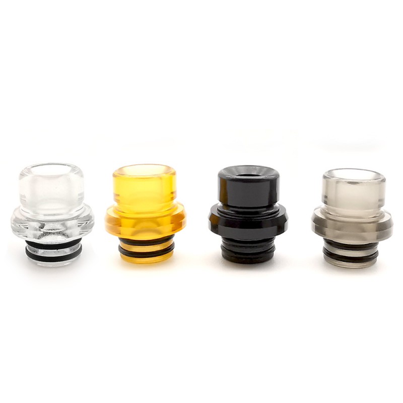 510 Transparent Resin Drip Tips – Random Color