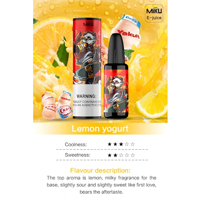 Miku Lemon Yogurt E-juice #026