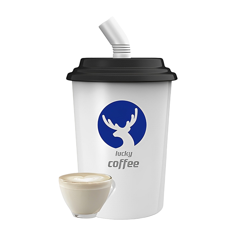 LUCKY Coffee Cup Disposable E-cigs 8000 Puffs R...