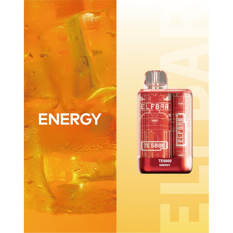 ELF BAR TE5000 Disposable Vape 5000 Puffs – Energy