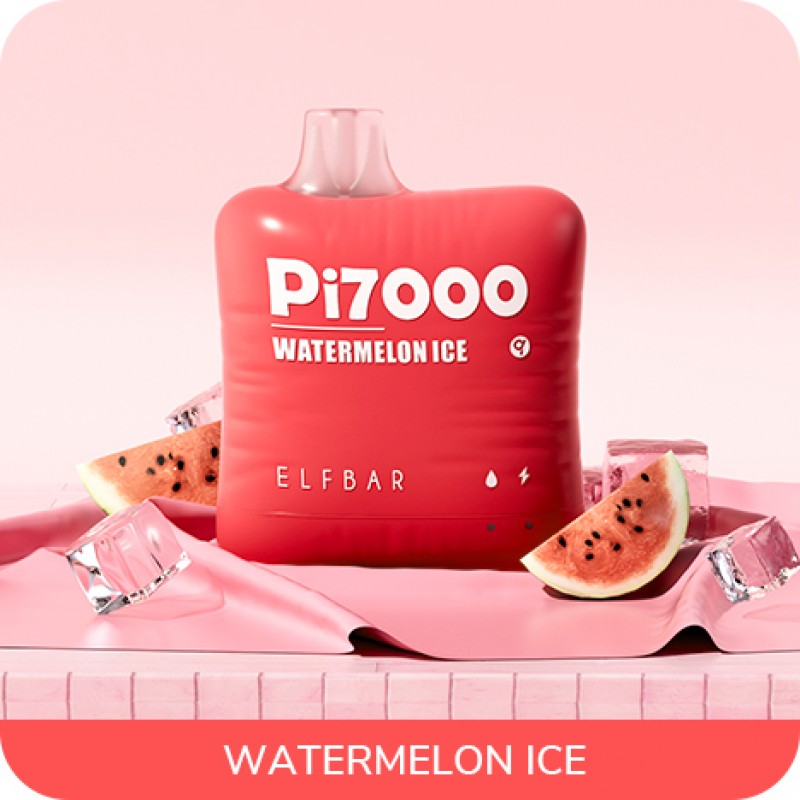 ELF BAR PI7000 Disposable Vape 7000 Puffs – Watermelon Ice
