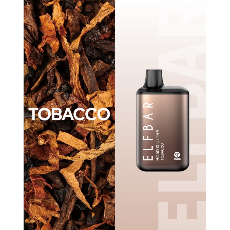 ELF BAR BC5000 ULTRA Disposable Vape 5000 Puffs – Tobacco