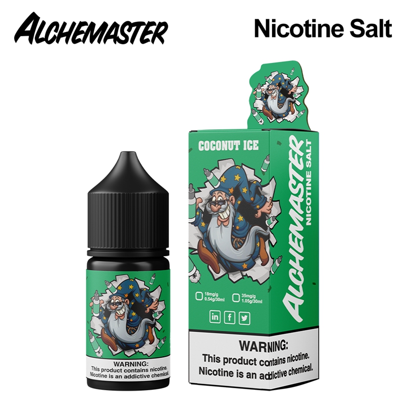 Alchemaster Nicotine Salt E-liquid # Coconut Ice