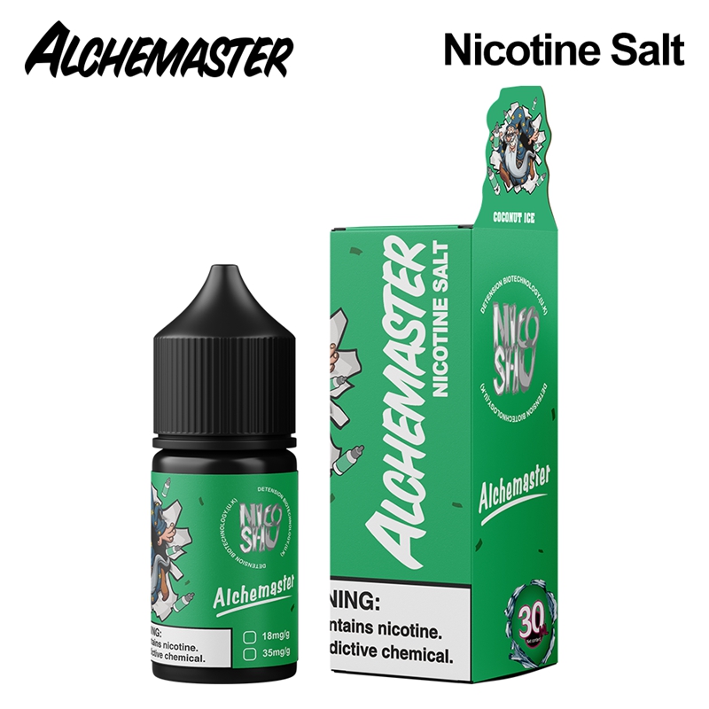 Alchemaster Nicotine Salt E-liquid # Coconut Ice