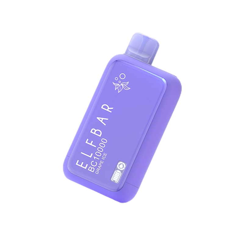 ELF BAR BC10000 Disposable 10000 Puffs Grape Ice 1...