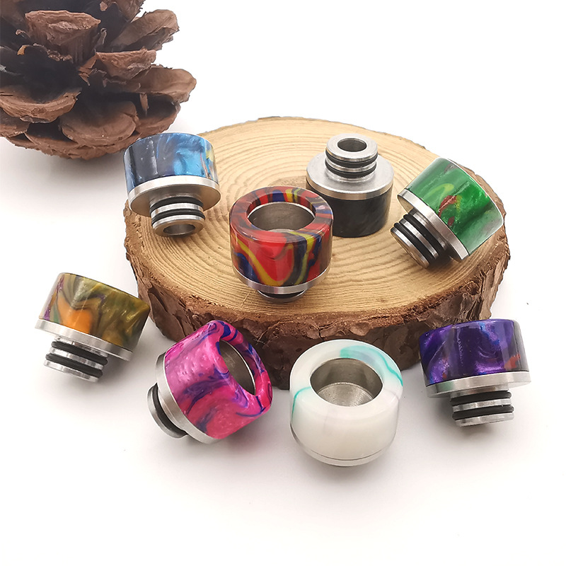 510 Epoxy Resin Wide Drip Tips – Random Color