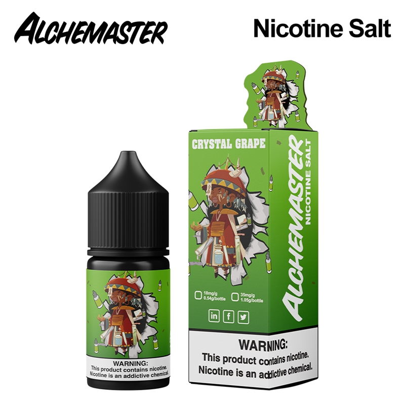 Alchemaster Nicotine Salt E-liquid # Crystal Grape