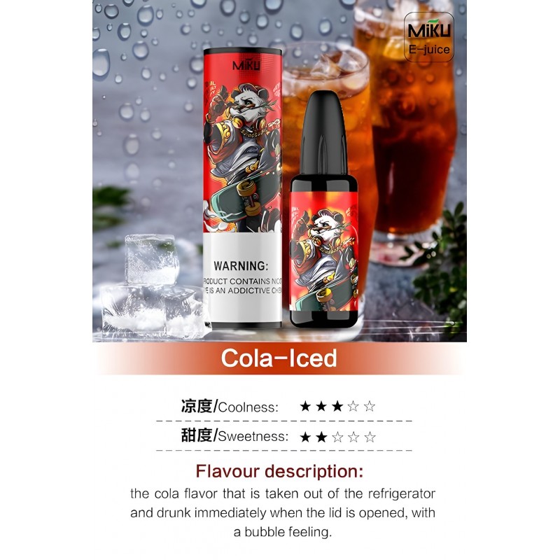 Miku Cola-iced E-juice #020