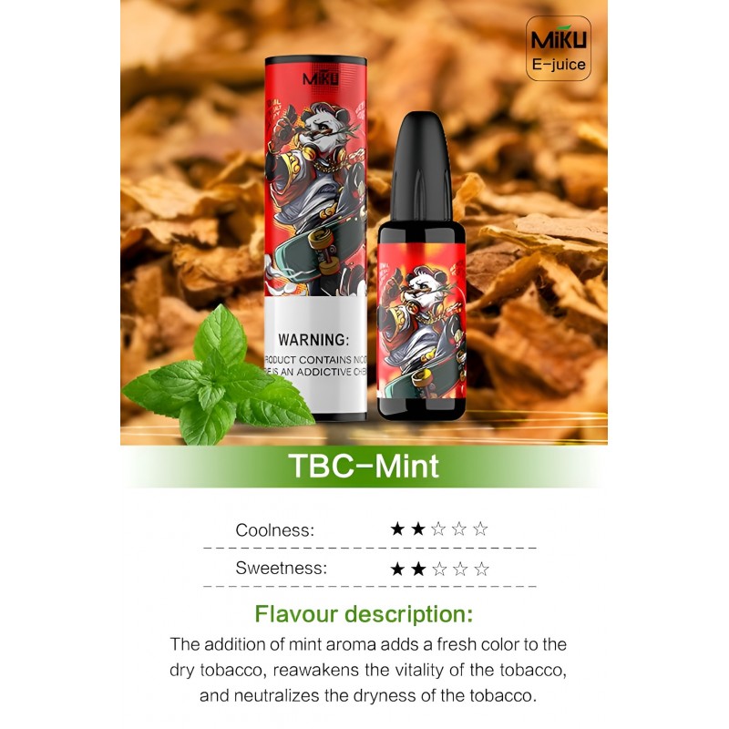 Miku Tbc-mint E-juice #015