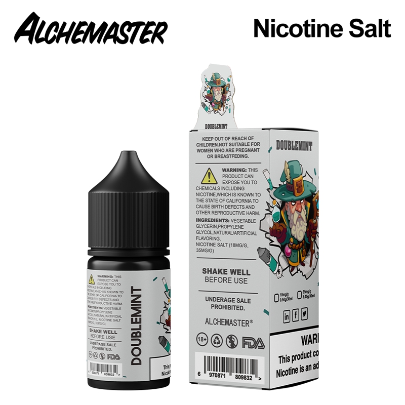 Alchemaster Nicotine Salt E-liquid # Doublemint