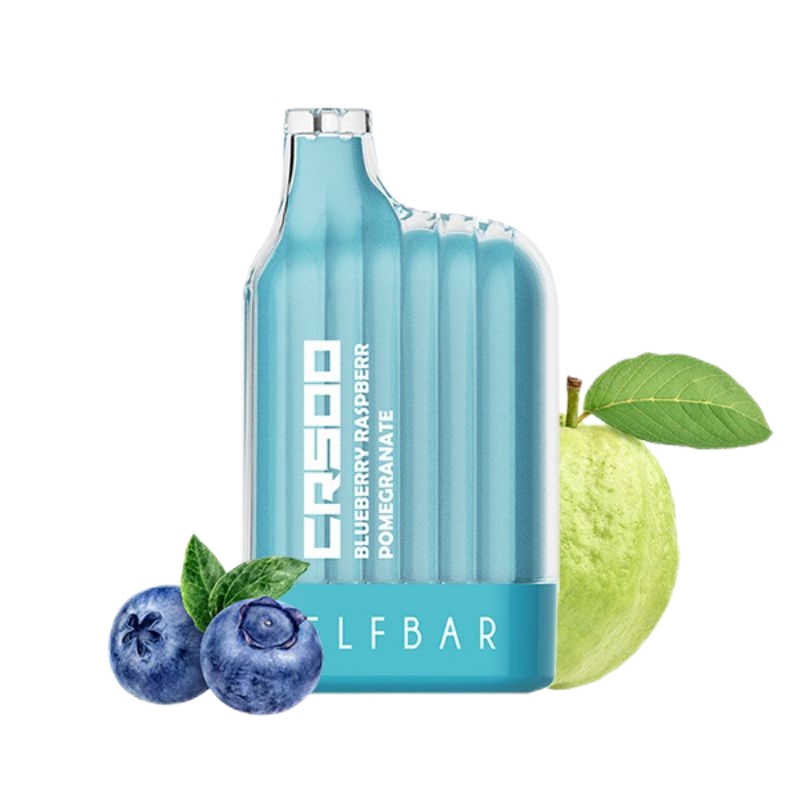 ELF BAR CR5000 Disposable Blueberry Raspberry Pome...