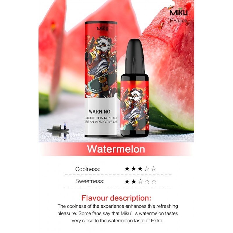 Miku Watermelon E-juice #013 Fruit Flavor