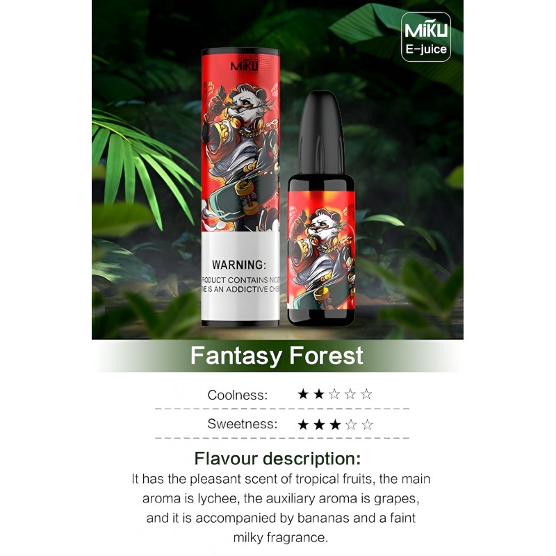 Miku Fantasy Forest Mix Flavour E-juice #002