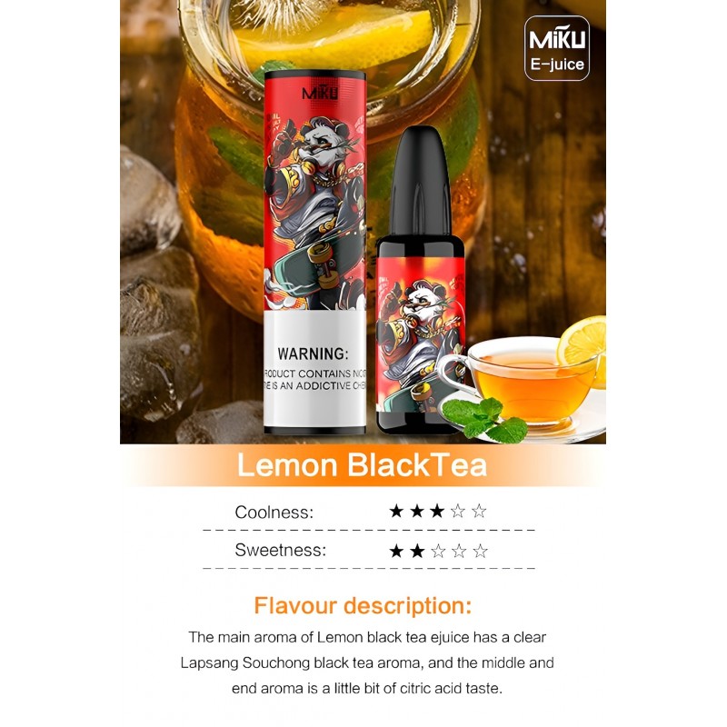Miku Lemon Blacktea E-juice #024