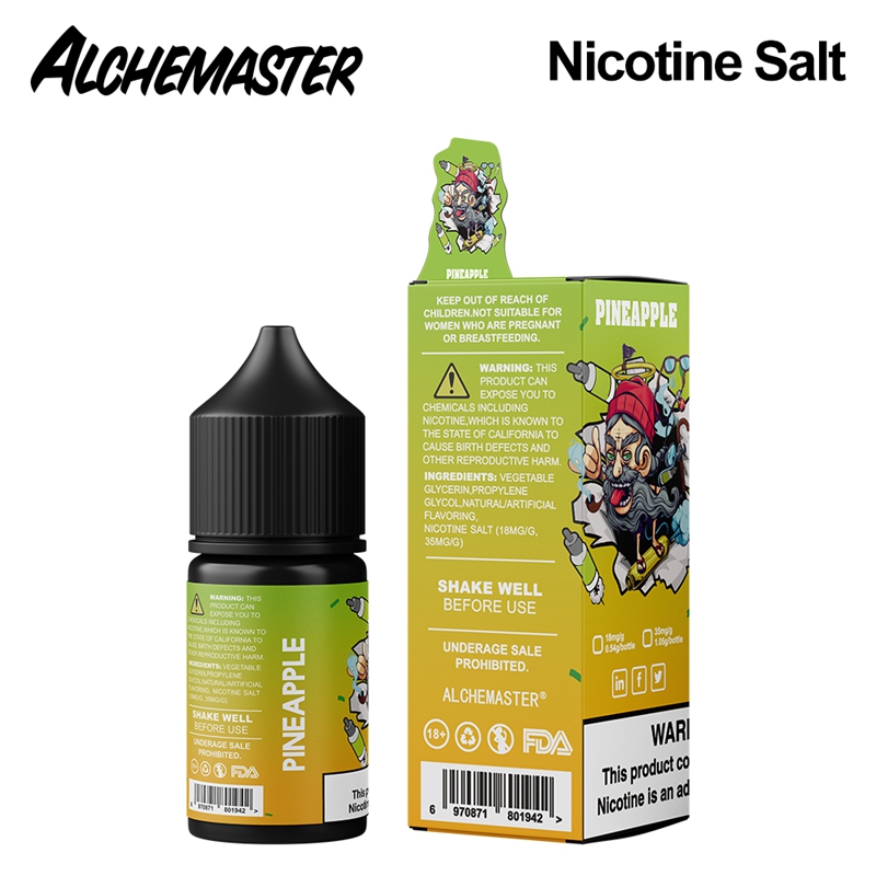 Alchemaster Nicotine Salt E-liquid # Pineapple