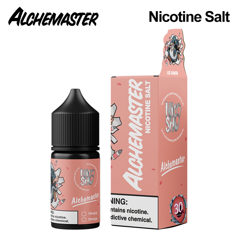 Alchemaster Nicotine Salt E-liquid # Ice Guava