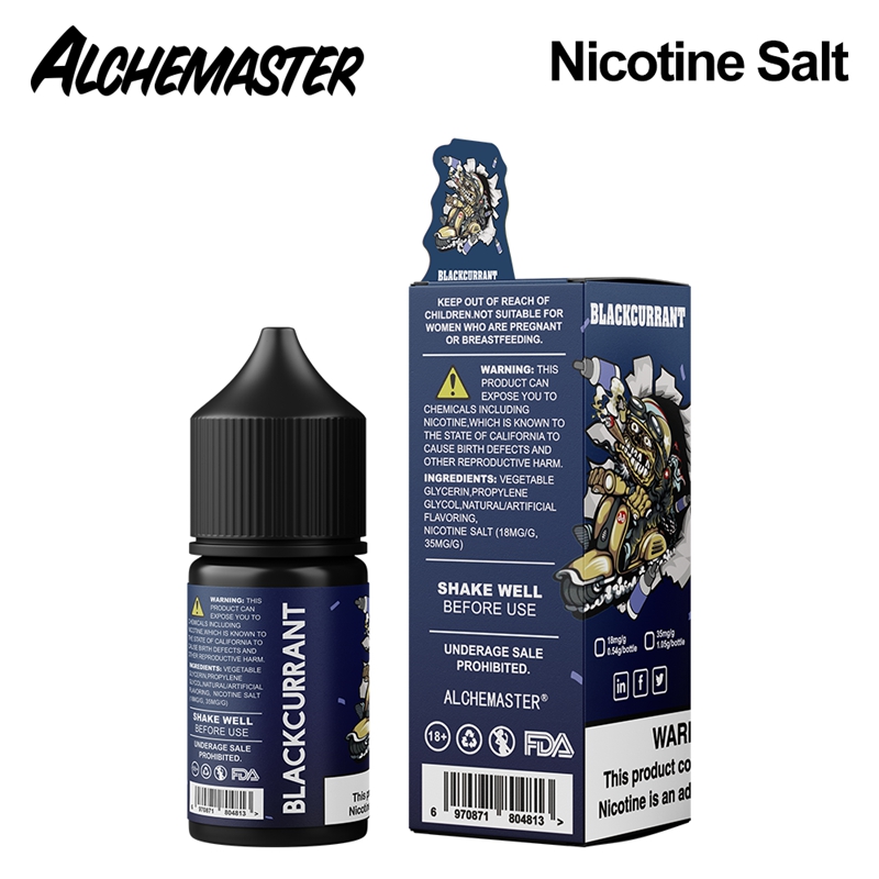 Alchemaster Nicotine Salt E-liquid # Blackcurrant