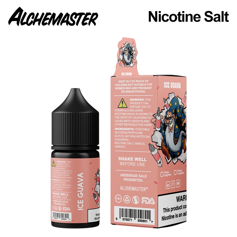 Alchemaster Nicotine Salt E-liquid # Ice Guava