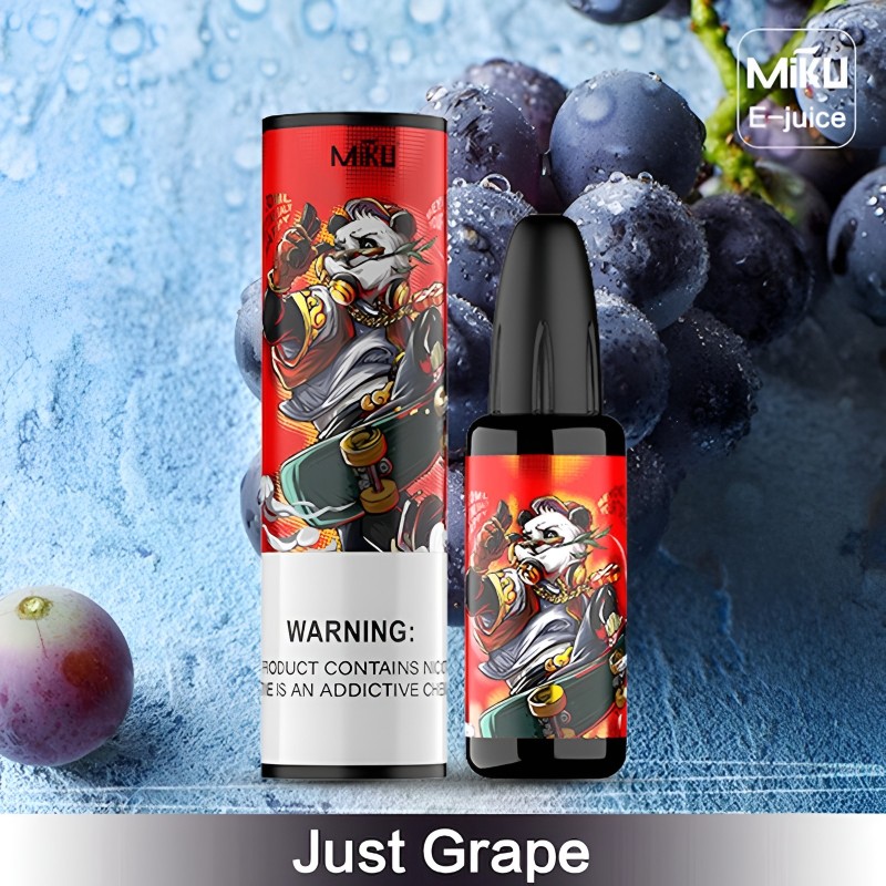 Miku Just Grape Fruit Flavor E-juice #009