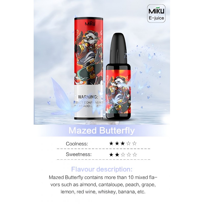 Miku Mazed Butterfly E-juice #003 Mix Flavour