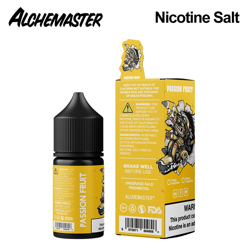 Alchemaster Nicotine Salt E-liquid # Passion Fruit
