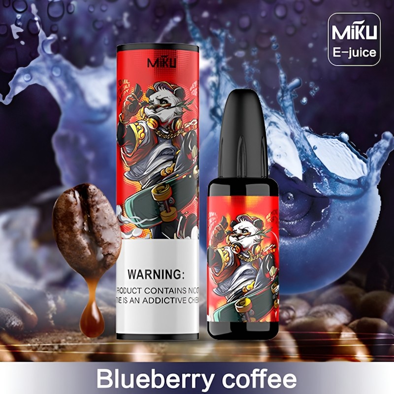 Miku Blueberry Coffee E-juice #018