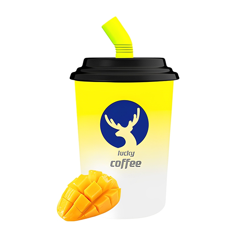 LUCKY Coffee Cup Disposable E-cigs 8000 Puffs R...