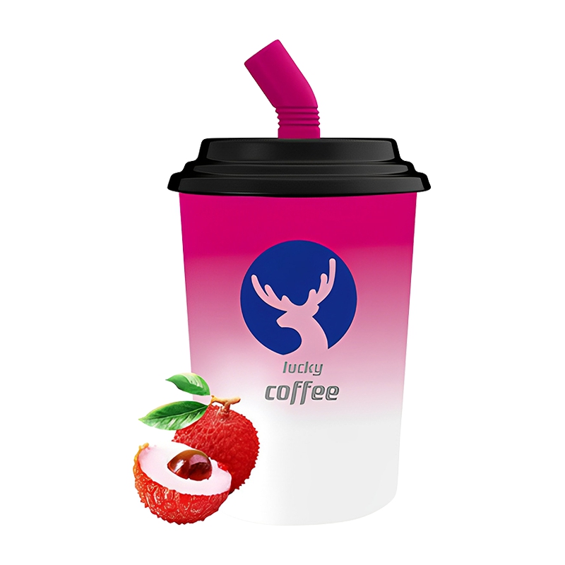 LUCKY Coffee Cup Disposable E-cigs 8000 Puffs R...