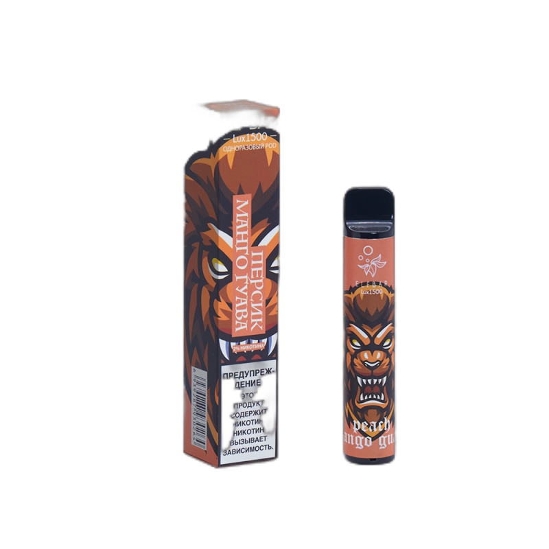 ELF BAR Lux 1500 Disposable Peach Mango Guava 1500...