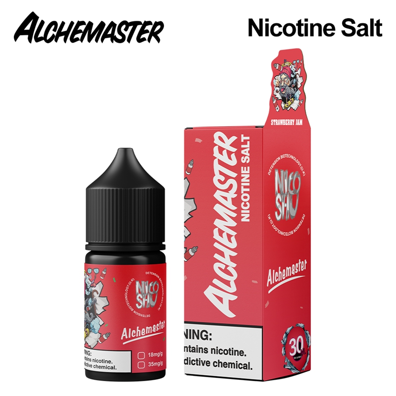 Alchemaster Nicotine Salt E-liquid # Strawberry Jam
