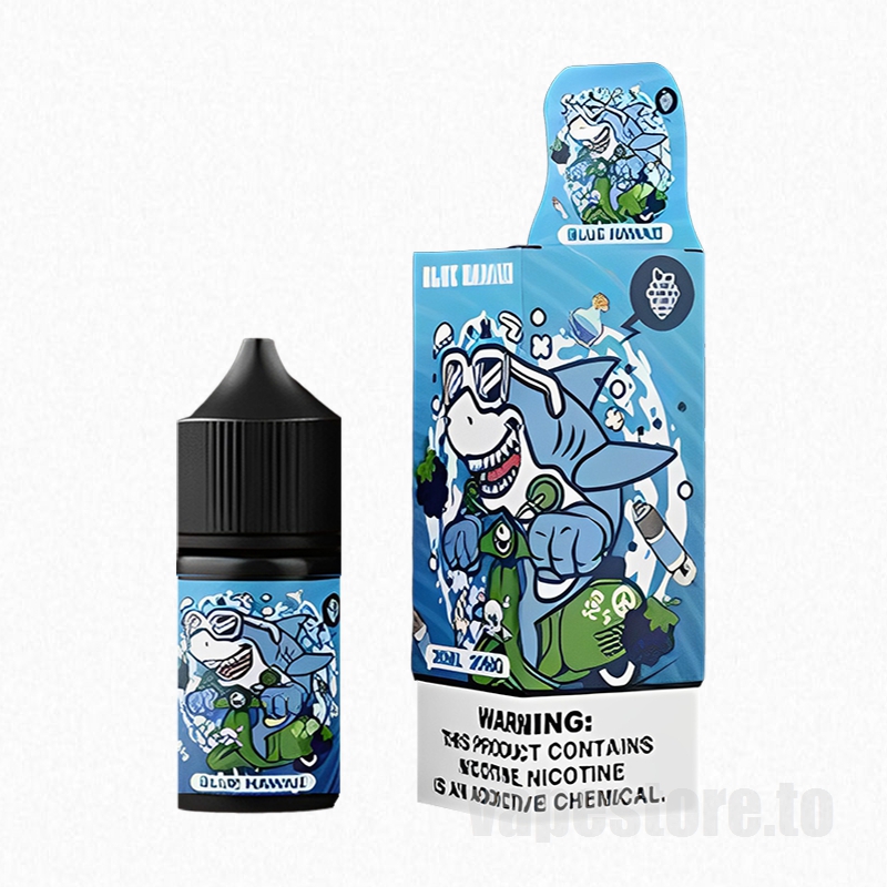 CRAZY VAPE Nicotine Salt E-liquid – Blue Raz...