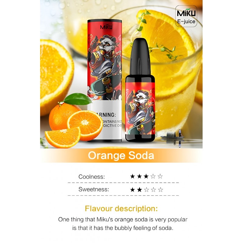 Miku Orange Soda E-juice #010