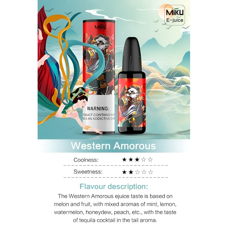 Miku Western Amourous Mix Flavor E-juice #007