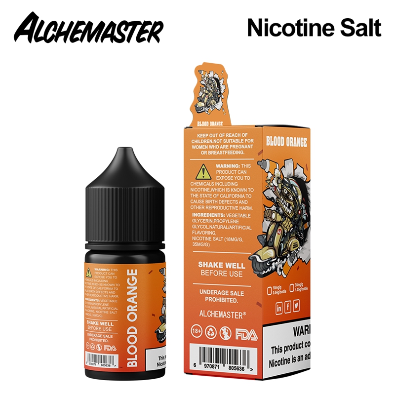 Alchemaster Nicotine Salt E-liquid # Blood Orange