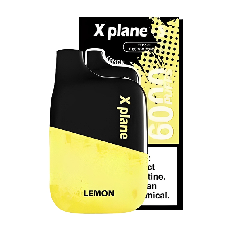 X PLANE Disposable Vape 6000 Puffs – Lemon