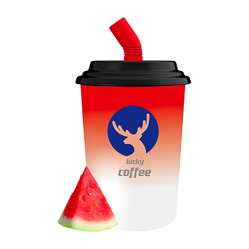LUCKY Coffee Cup Disposable E-cigs 8000 Puffs R...