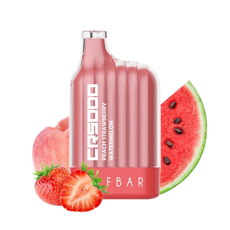 ELF BAR CR5000 Disposable Peach Strawberry Waterme...