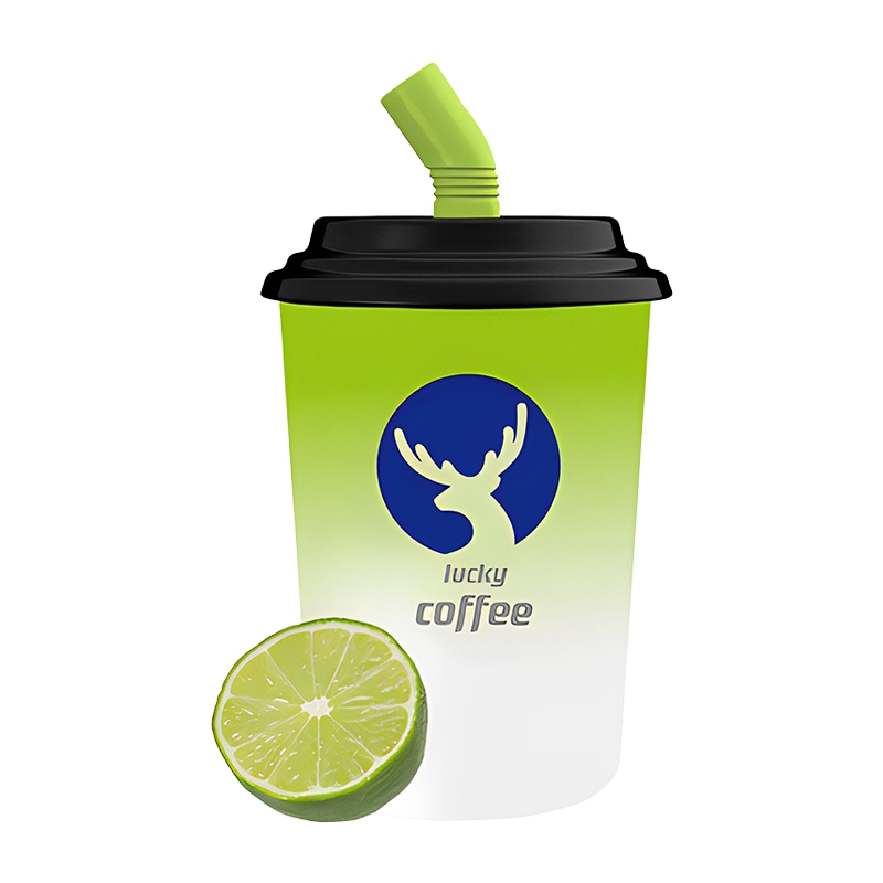 LUCKY Coffee Cup Disposable E-cigs 8000 Puffs R...