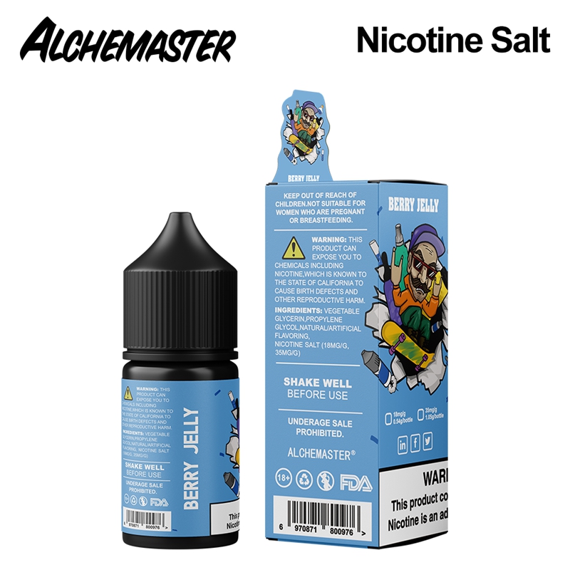 Alchemaster Nicotine Salt E-liquid # Berry Jelly