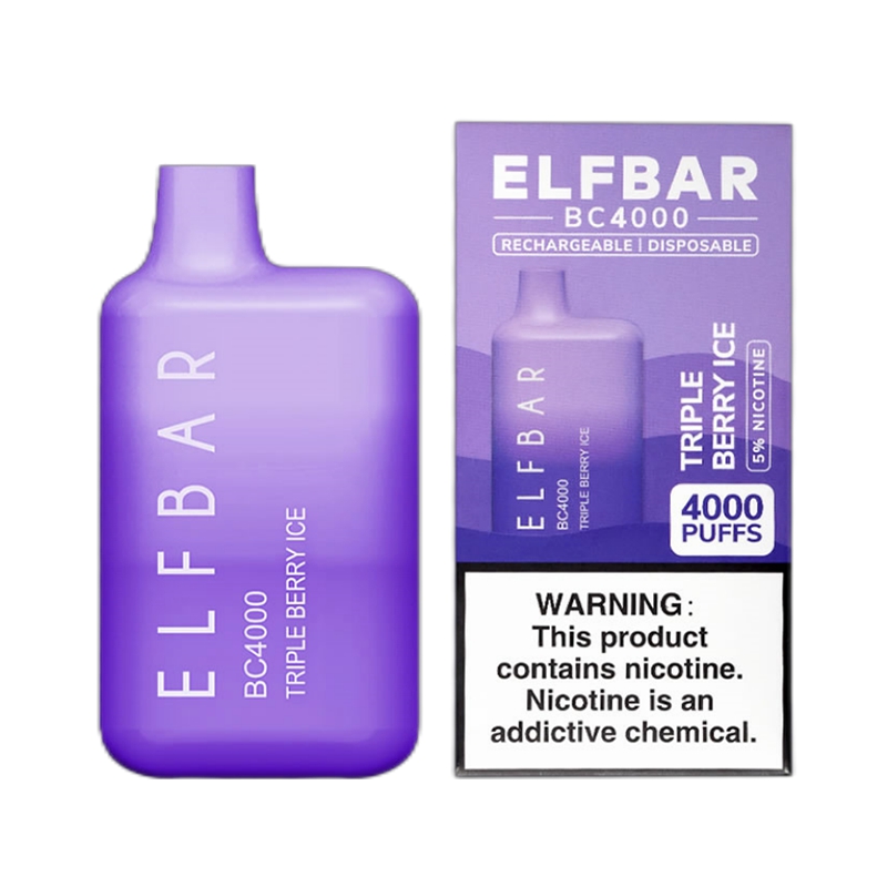 ELF BAR BC4000 Disposable Triple Berry Ice 4000 Puffs 650mAh